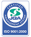 ISO9001国際標準化機構である一般財団法人日本品質保証機構よりISO9001の認証を取得しております。